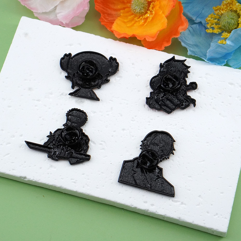 4Pcs Cartoon ONE PIECE Luffy B - Tuxedo Lapel Pin review and price