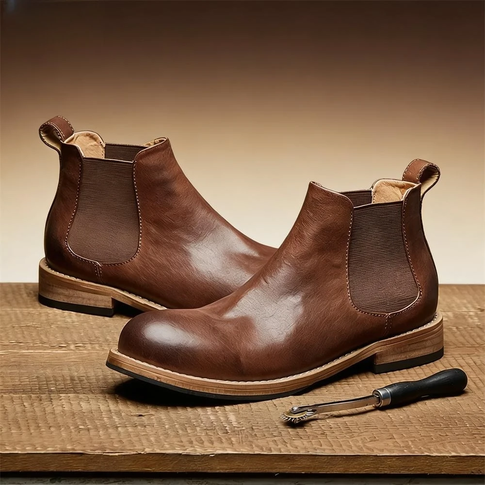 Men's Elastic Gores Chelsea An - Formal Men Daily Wear Footwear review and price