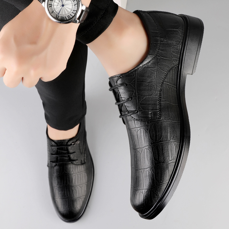 Men Formal Genuine Leather Cas - Formal Men Daily Wear Footwear review and price