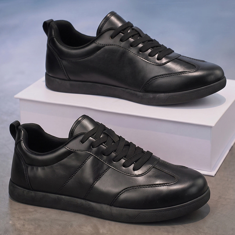 Versatile Men's Genuine Leathe - Men Formal Wear All Black review and price