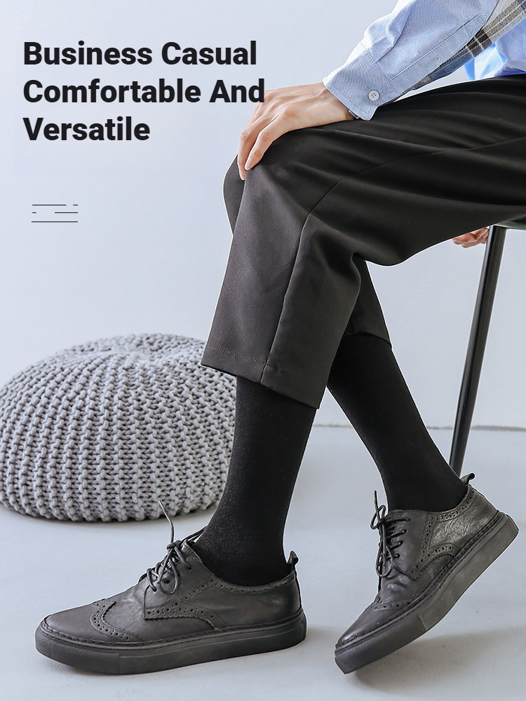 1 Pair Men Solid Knee High Bus - Sock Garter Men review and price