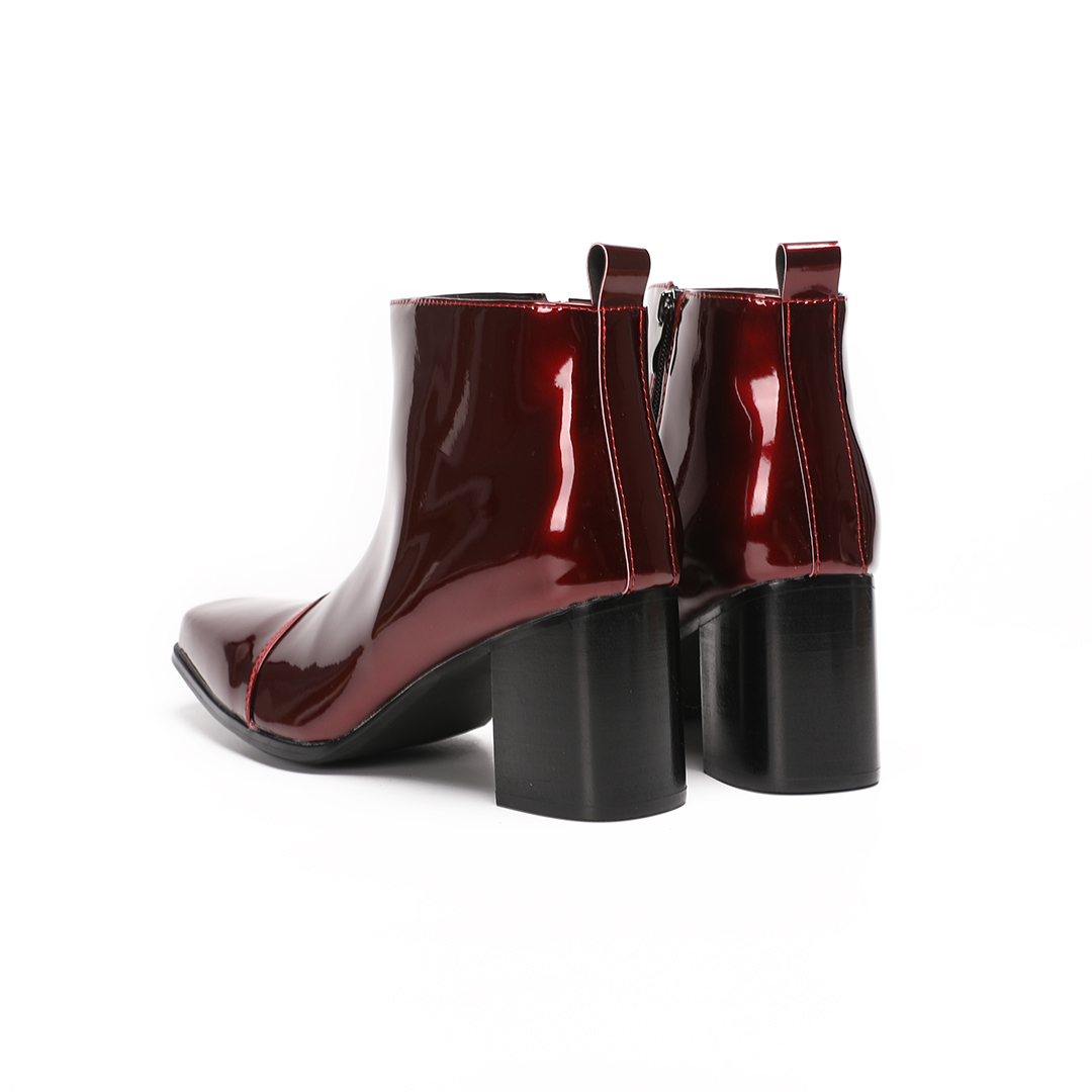 Male Red Genuine Leather High  - Men Formal Wear With Boots review and price